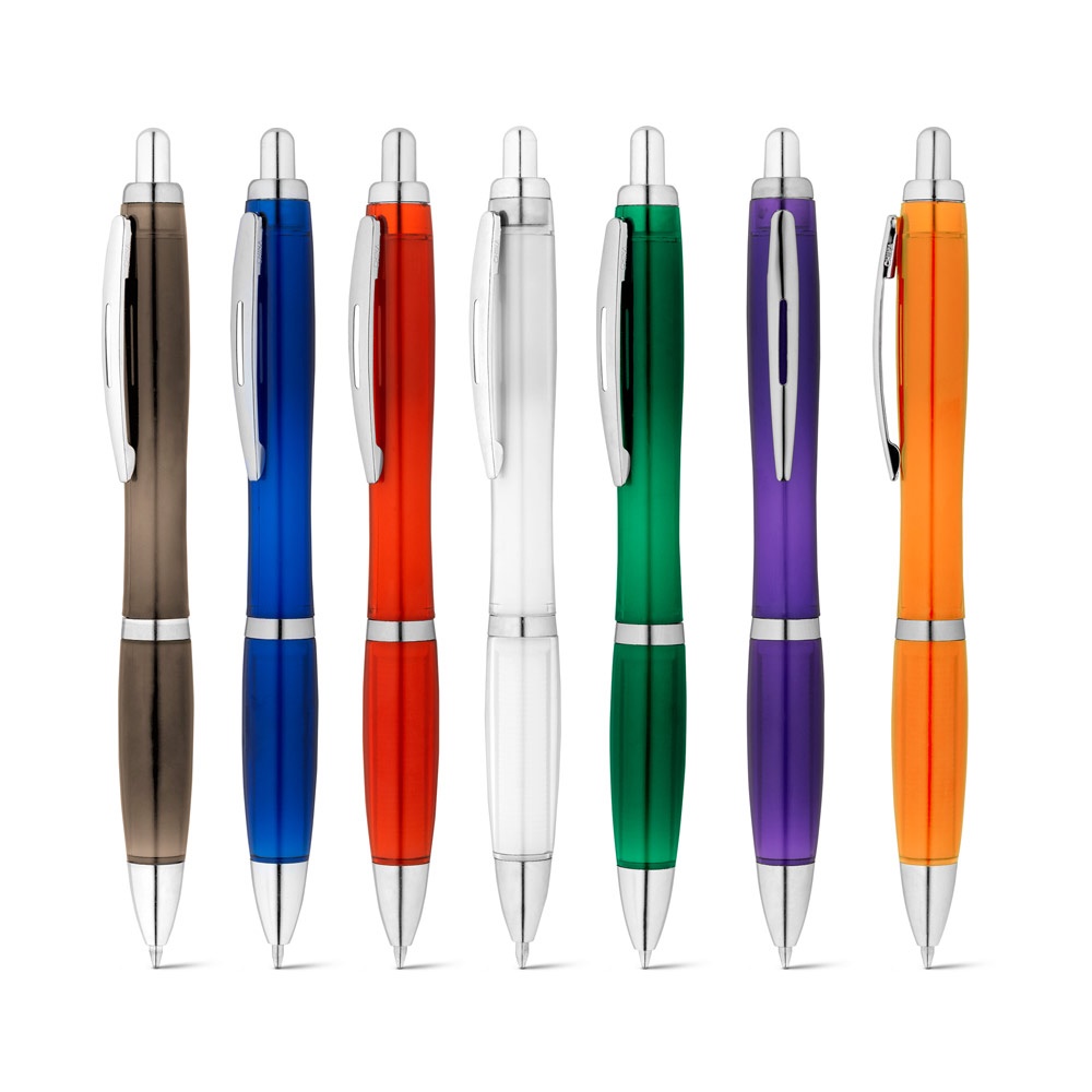 SWING rPET. kuličkové pero 100% rPET s kovovým klipem Barva: fialová