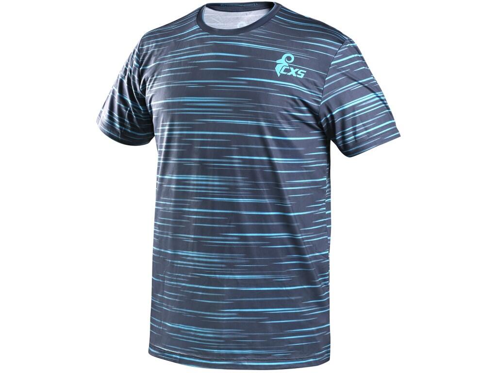 Tričko CXS SPORTY COOL Barva: modrá, Velikost: XL