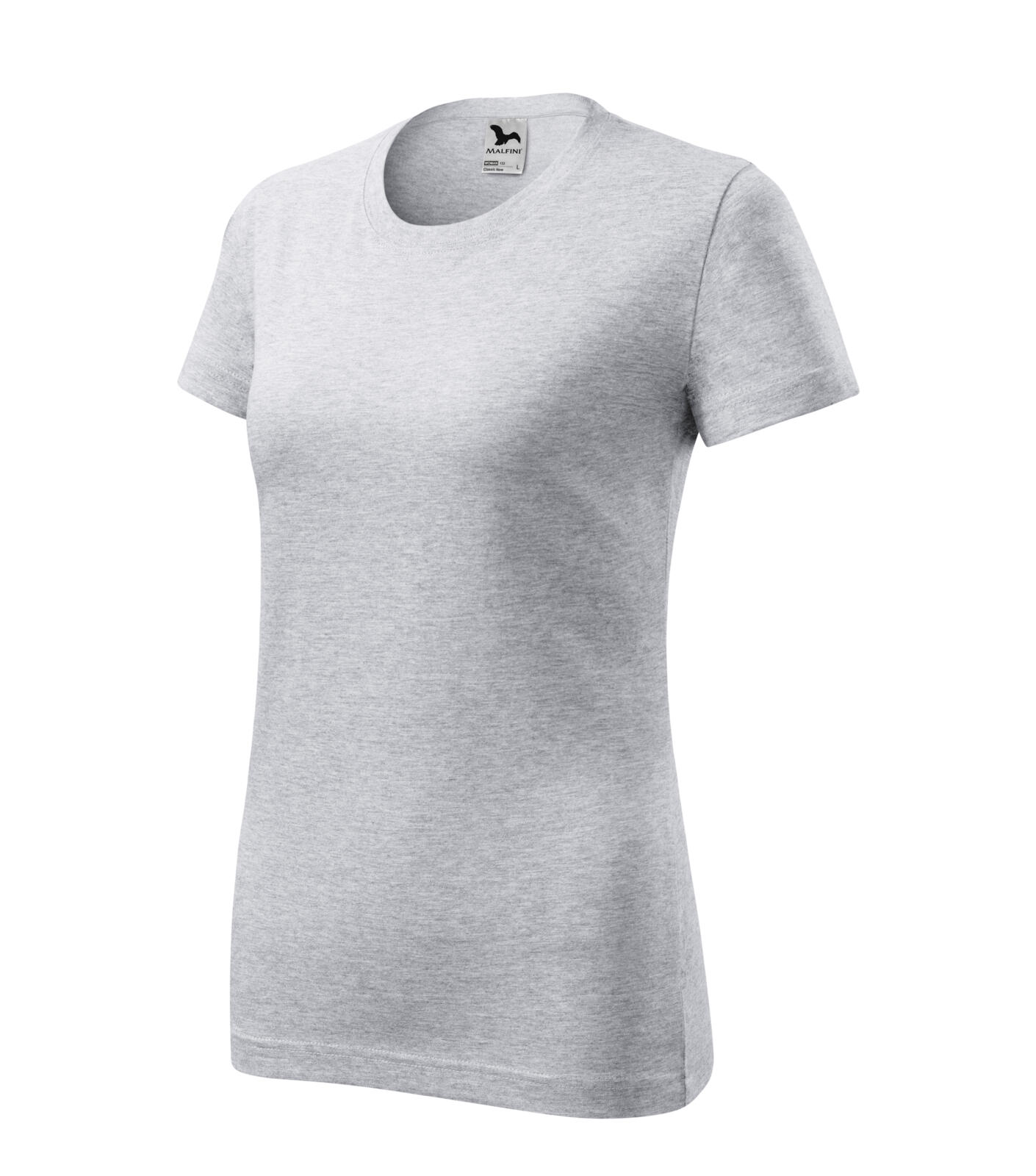 Classic New Tričko dámské Barva: světle šedý melír, Velikost: XS
