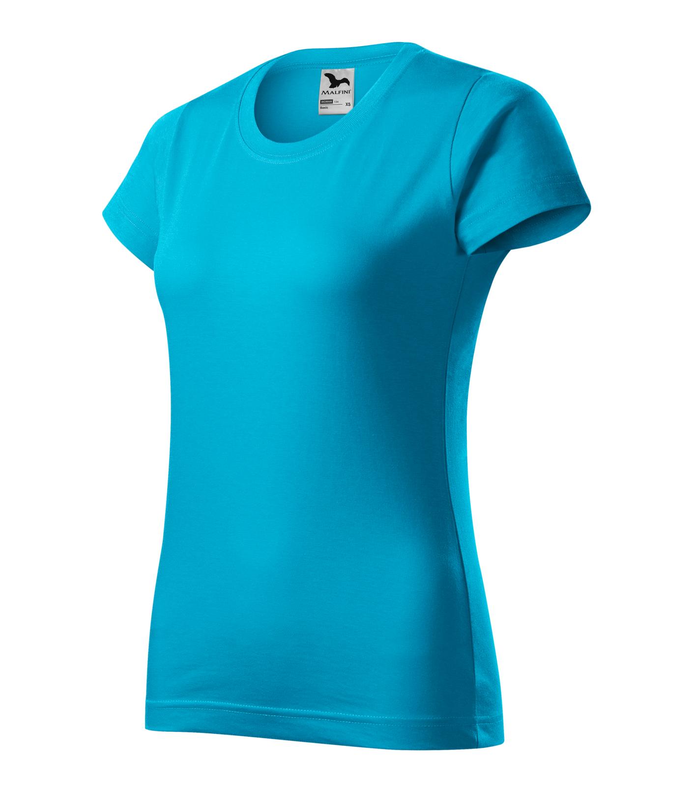 Basic Tričko dámské Barva: tyrkysová, Velikost: 2XL
