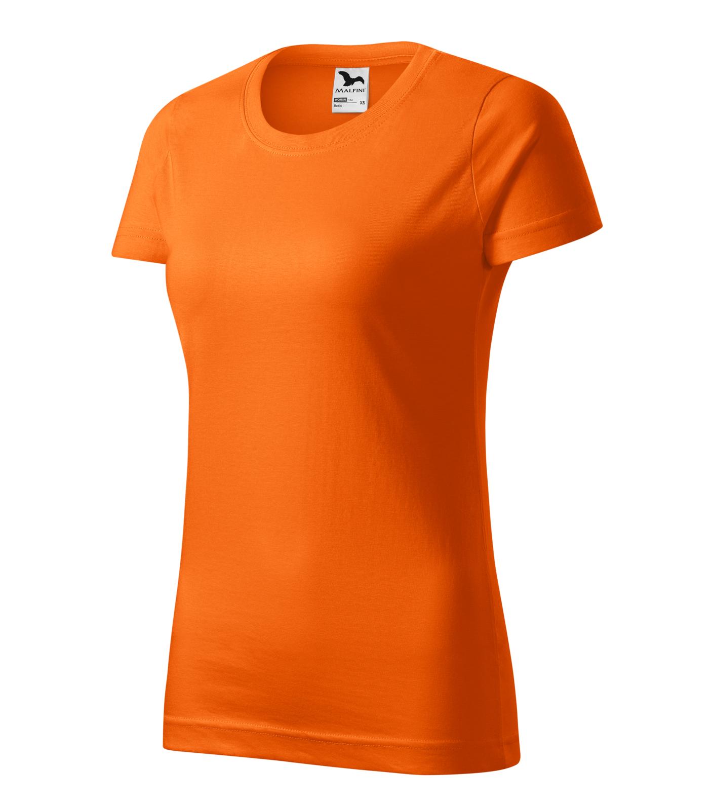 Basic Tričko dámské Barva: oranžová, Velikost: S