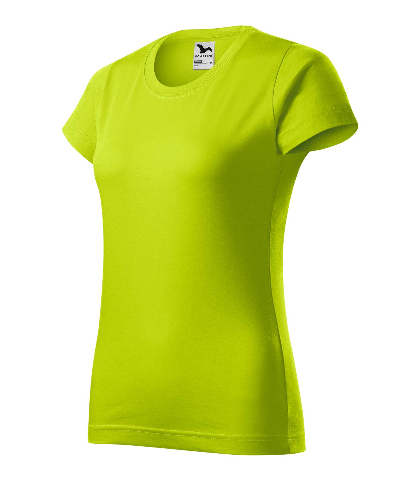 Basic Tričko dámské Barva: limetková, Velikost: 2XL