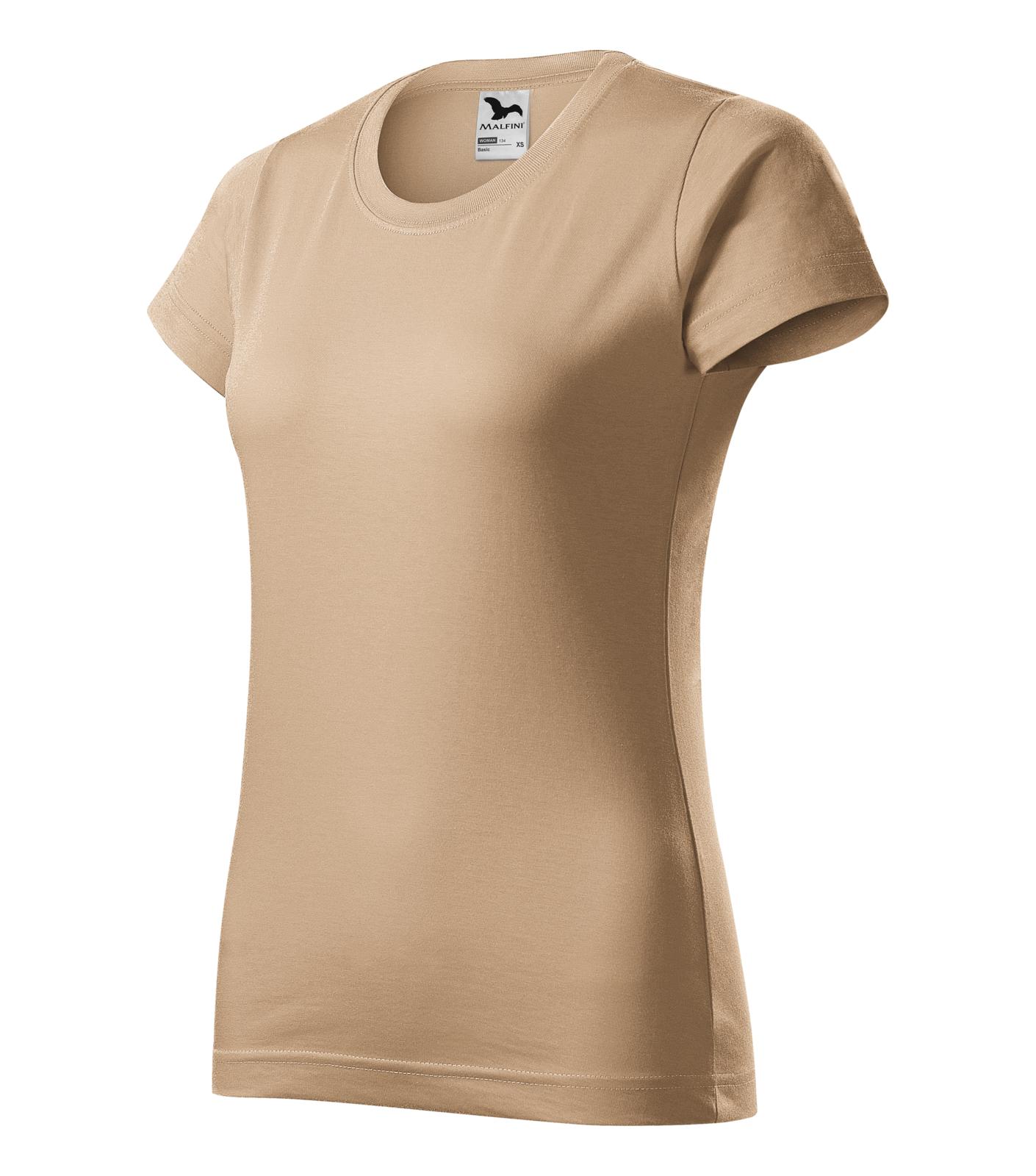 Basic Tričko dámské Barva: písková, Velikost: M