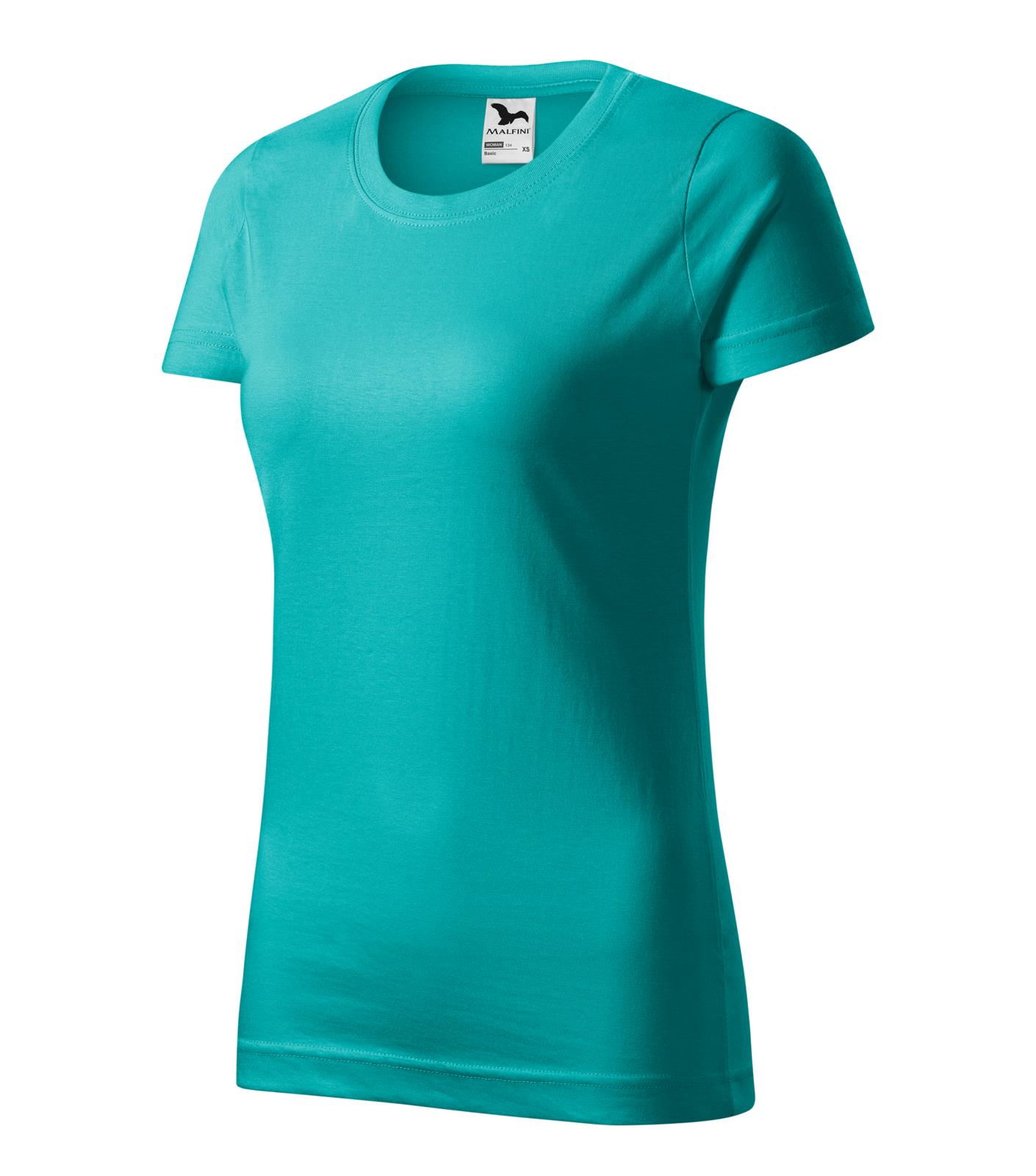 Basic Tričko dámské Barva: emerald, Velikost: XS