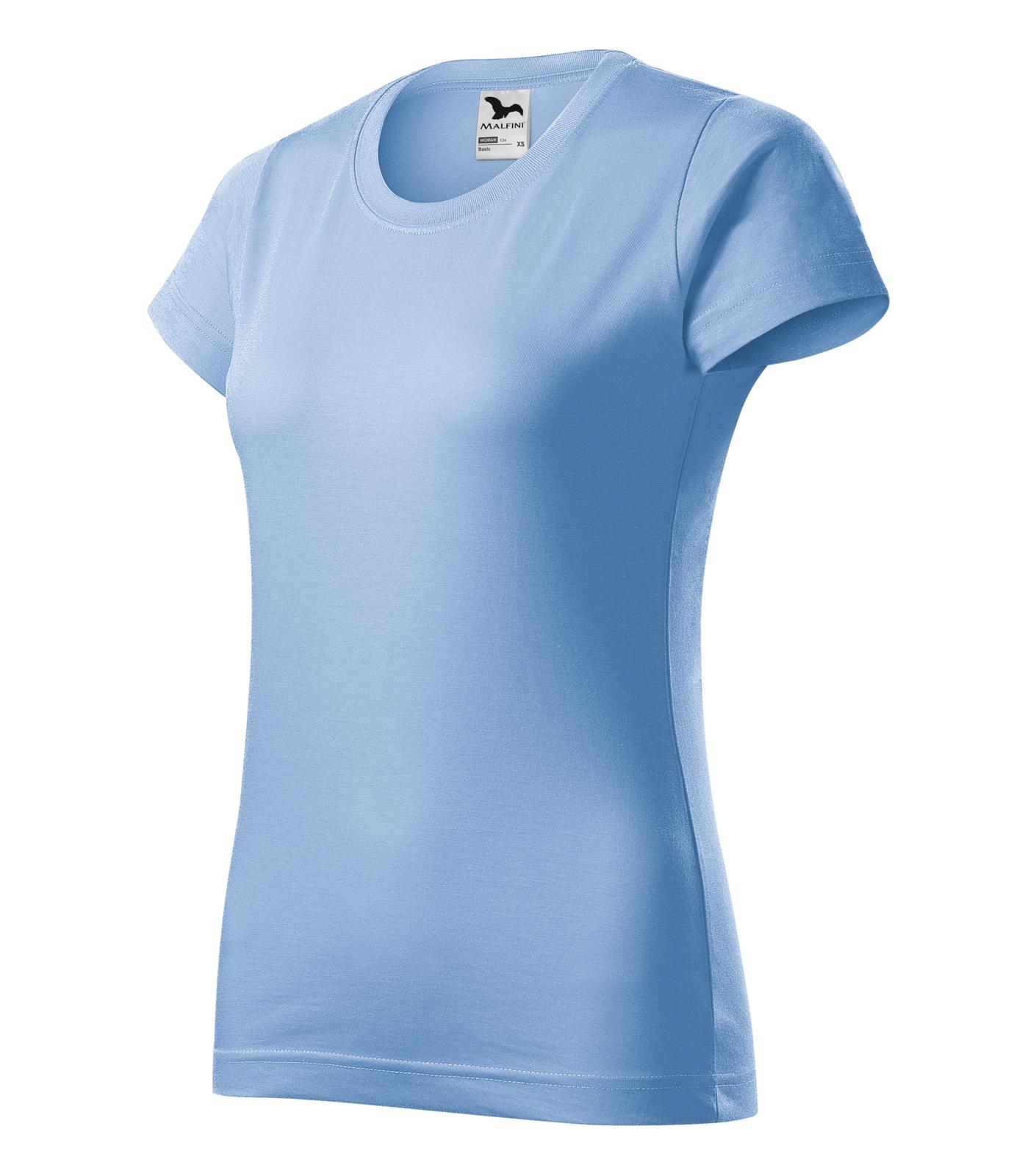 Basic Tričko dámské Barva: nebesky modrá, Velikost: S