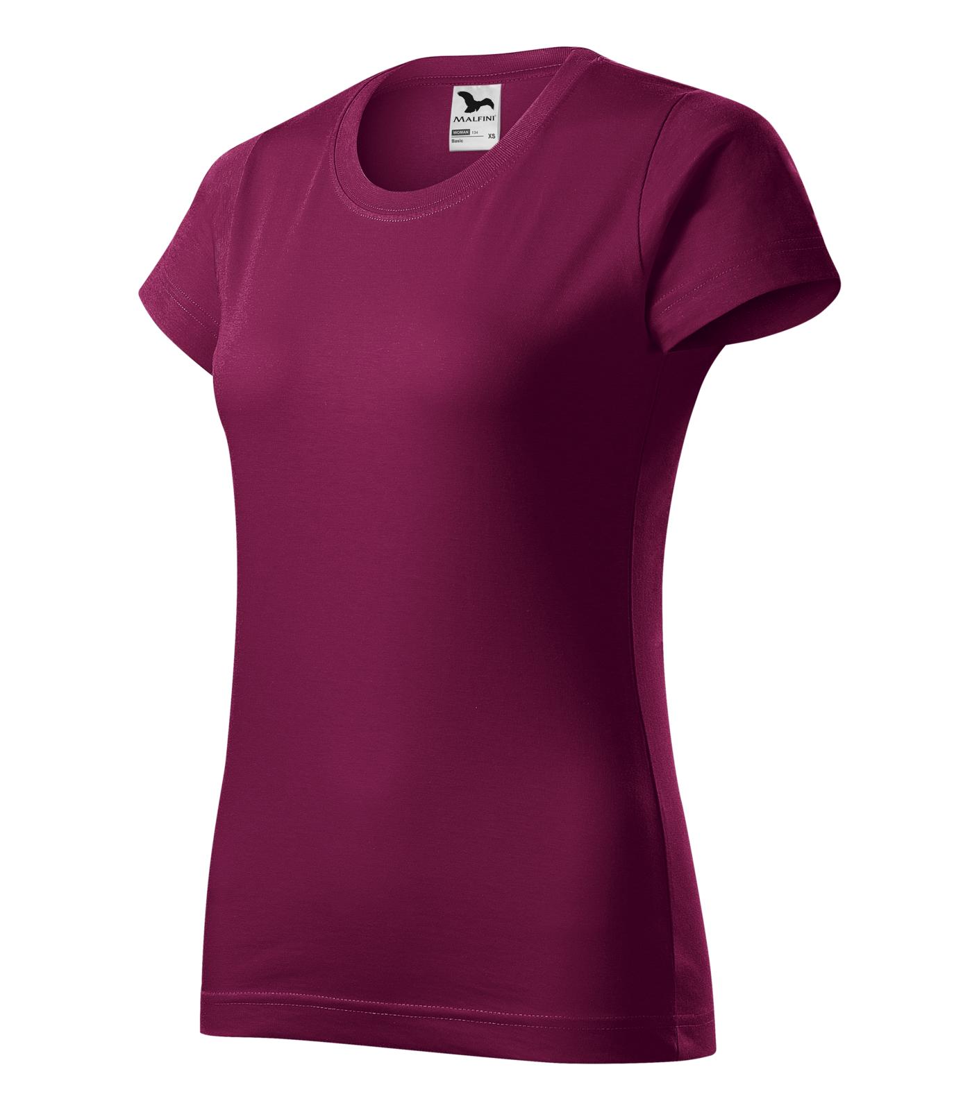 Basic Tričko dámské Barva: fuchsiová, Velikost: XS
