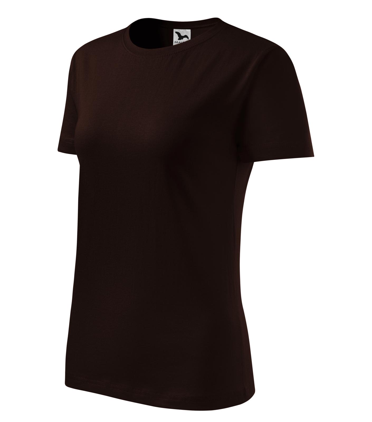 Basic Tričko dámské Barva: kávová, Velikost: XL