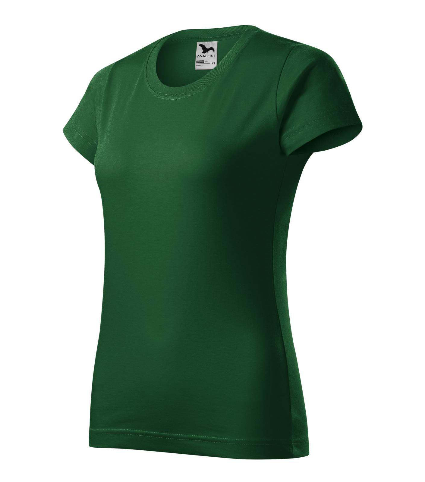 Basic Tričko dámské Barva: lahvově zelená, Velikost: 2XL