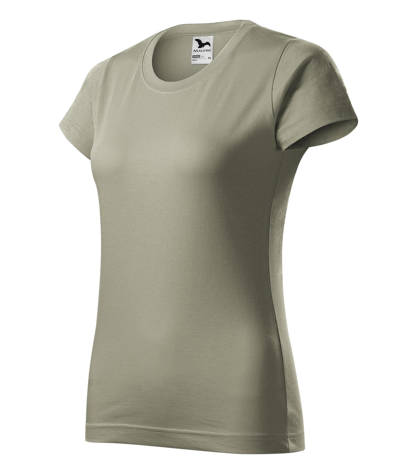 Basic Tričko dámské Barva: světlá khaki, Velikost: XS