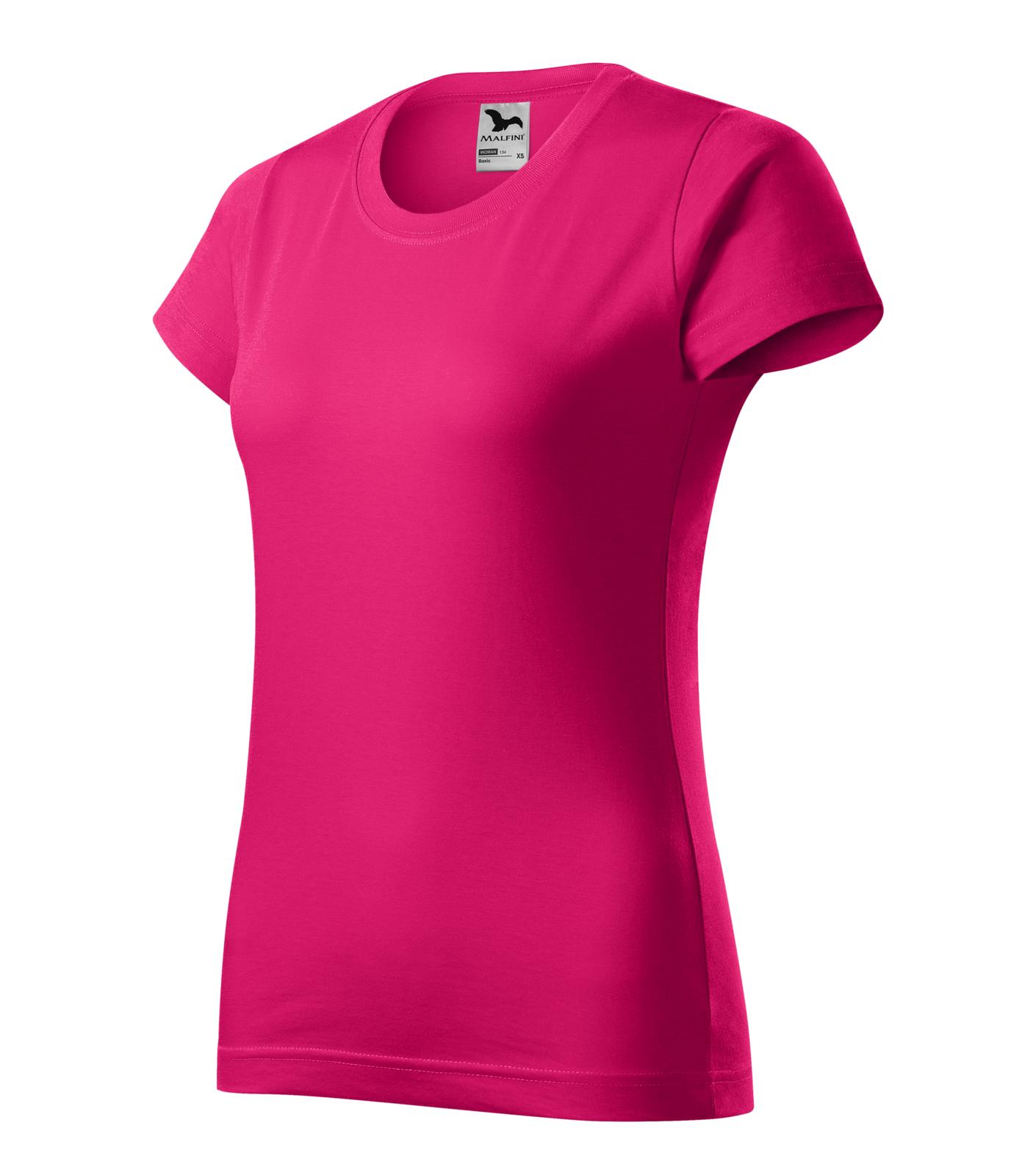 Basic Tričko dámské Barva: malinová, Velikost: XL