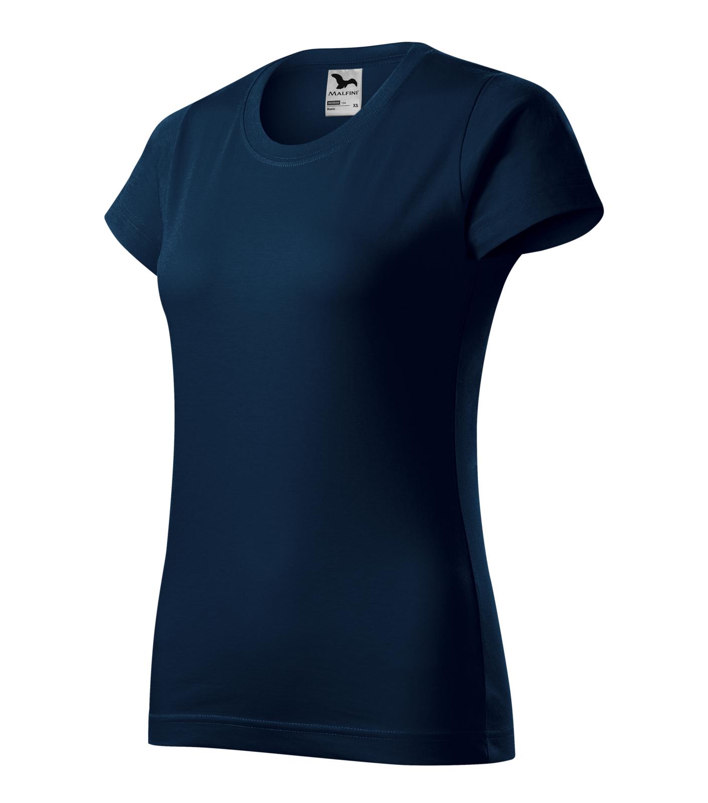 Basic Tričko dámské Barva: námořní modrá, Velikost: XL