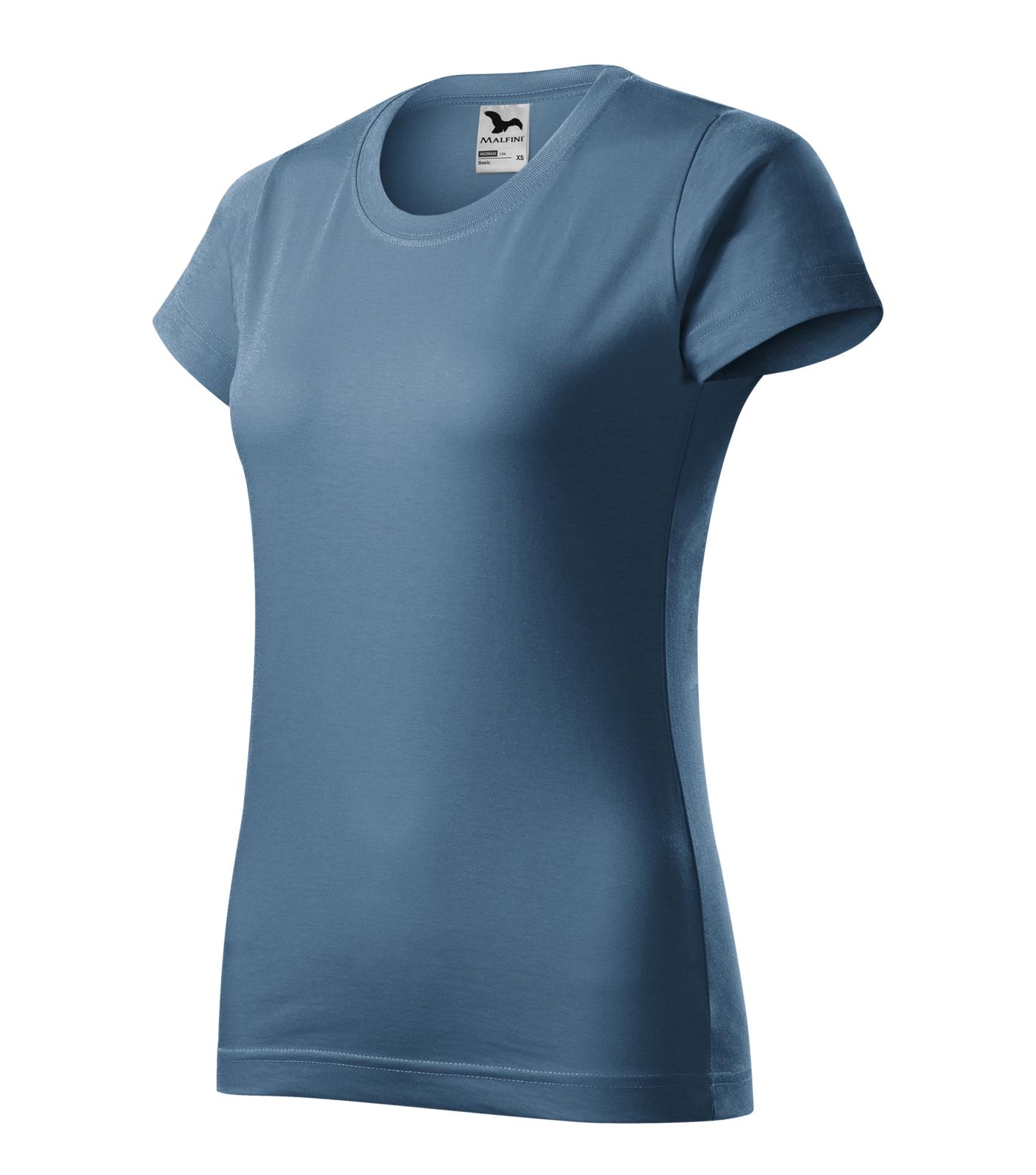 Basic Tričko dámské Barva: denim, Velikost: M