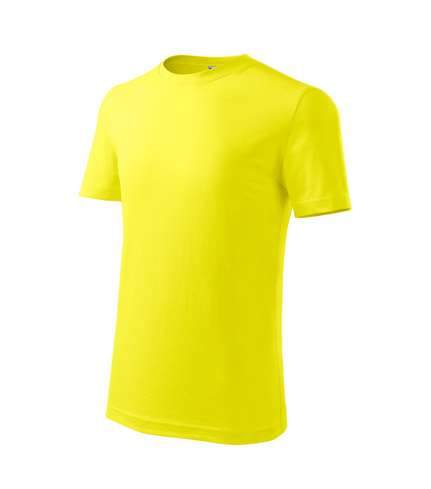 Classic New Tričko dětské Barva: citronová, Velikost: 110 cm/4 roky