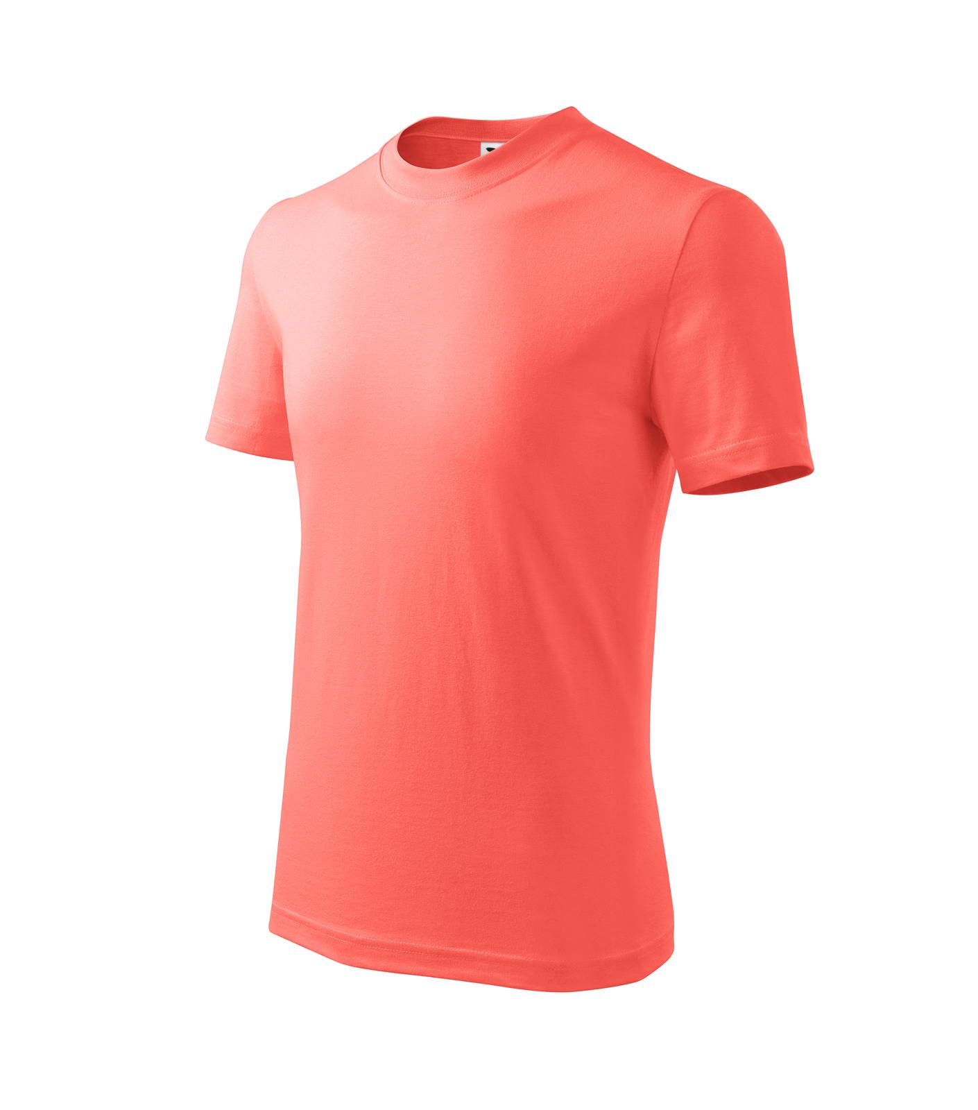 Basic Tričko dětské Barva: korálová, Velikost: 134 cm/8 let