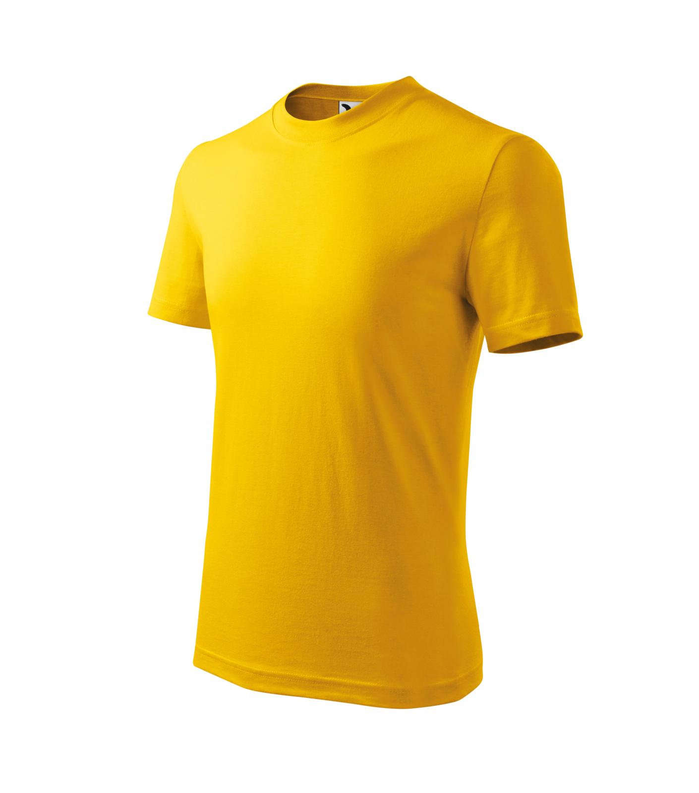 Basic Tričko dětské Barva: žlutá, Velikost: 146 cm/10 let