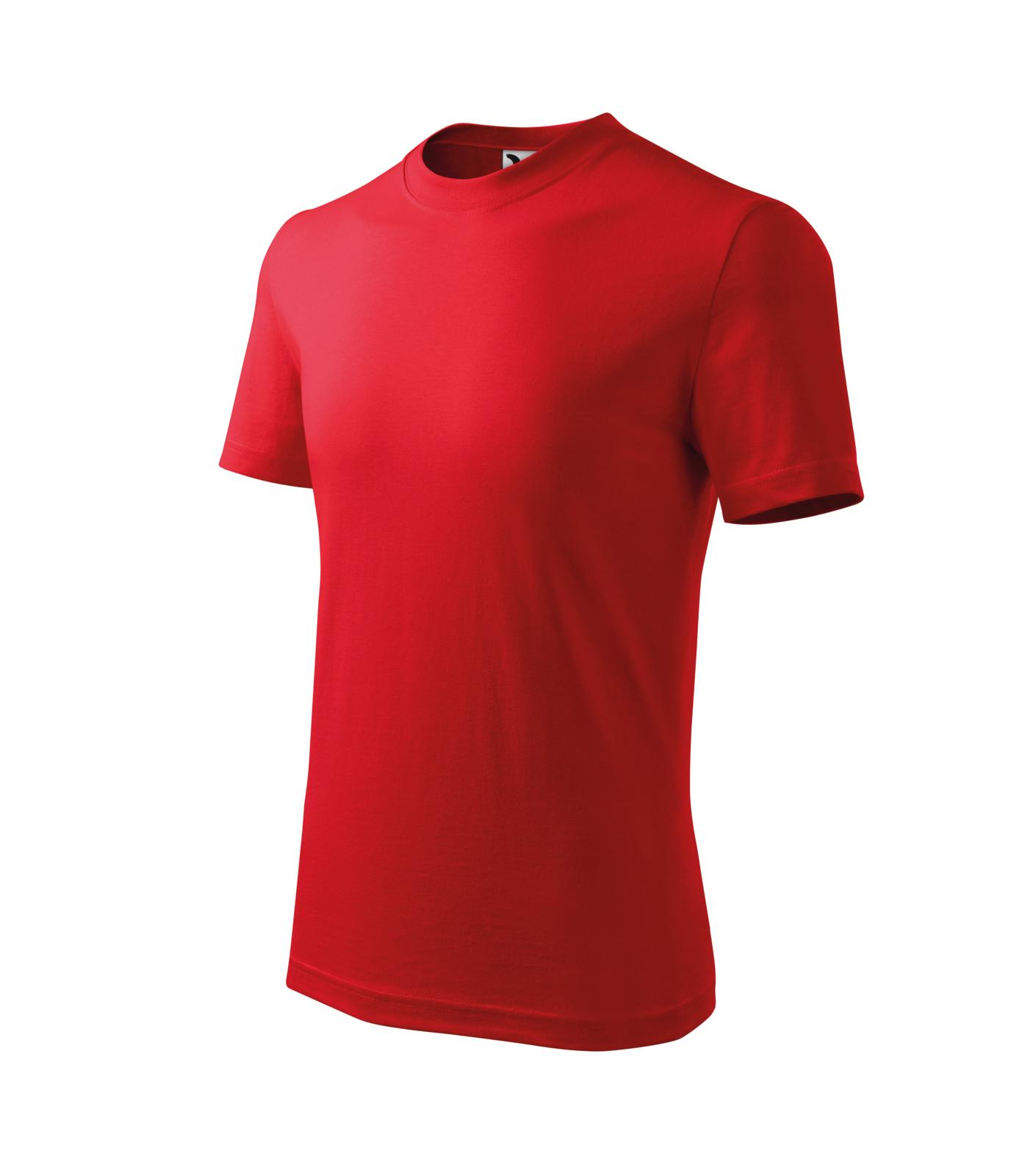 Basic Tričko dětské Barva: červená, Velikost: 122 cm/6 let