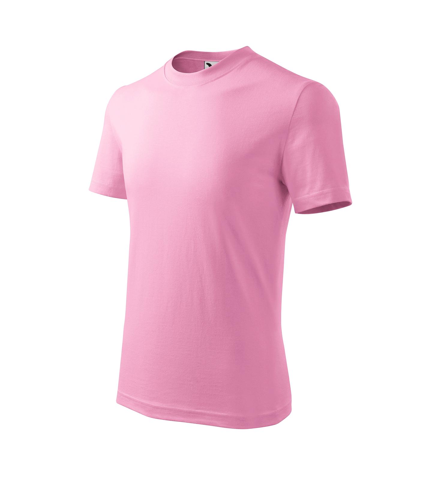 Basic Tričko dětské Barva: růžová, Velikost: 134 cm/8 let