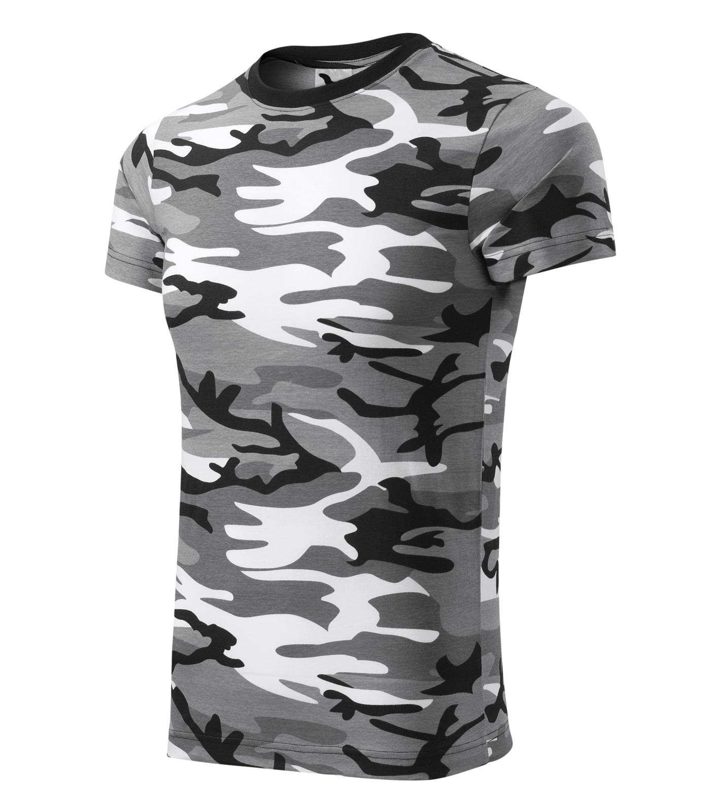 Camouflage Tričko unisex Barva: camouflage gray, Velikost: 3XL