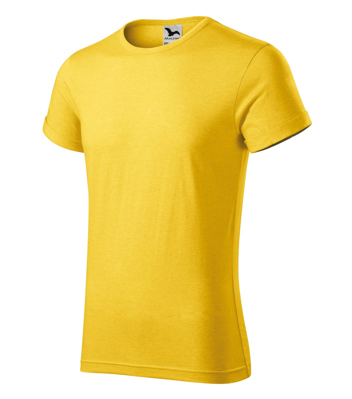Fusion Tričko pánské Barva: žlutý melír, Velikost: L