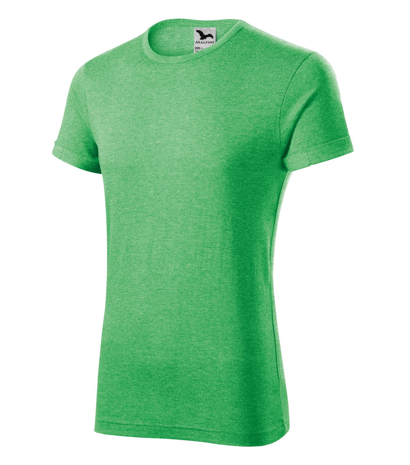 Fusion Tričko pánské Barva: zelený melír, Velikost: S