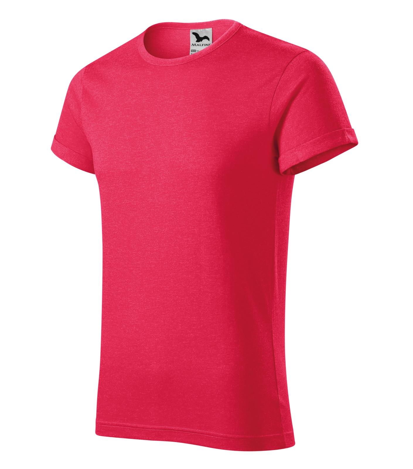 Fusion Tričko pánské Barva: červený melír, Velikost: S