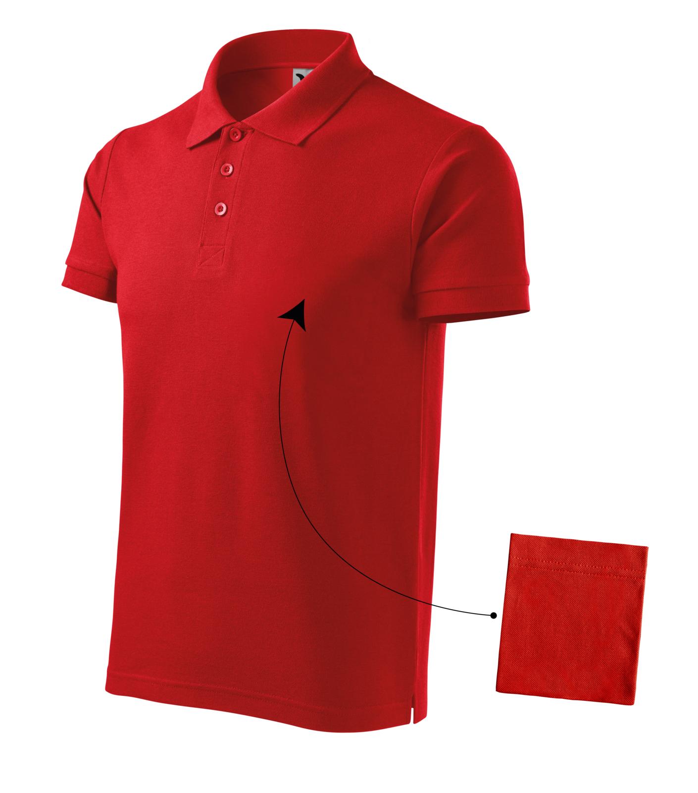 Cotton Polokošile pánská Barva: červená, Velikost: L