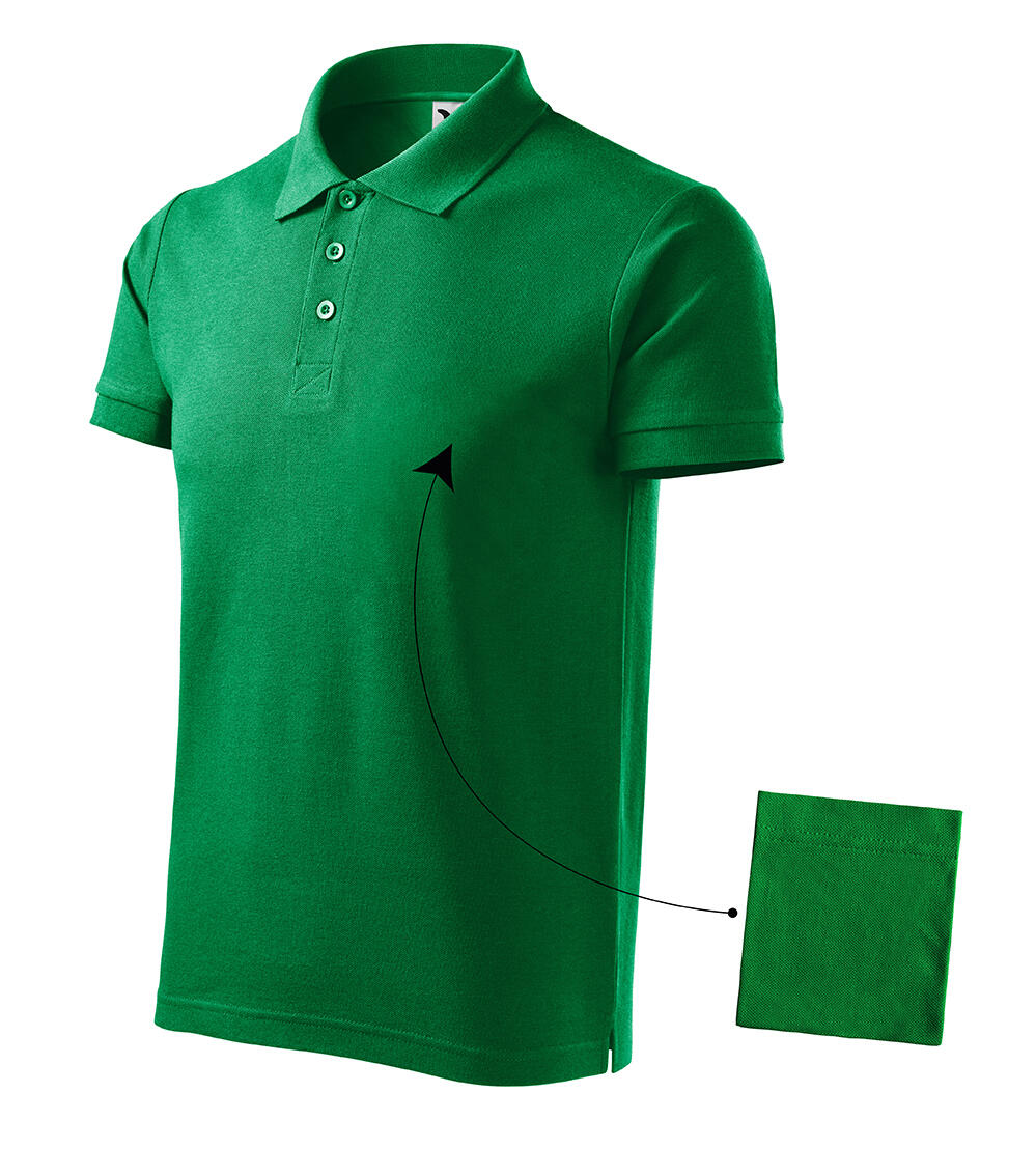 Cotton Polokošile pánská Barva: středně zelená, Velikost: M