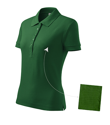 Cotton Polokošile dámská Barva: lahvově zelená, Velikost: M