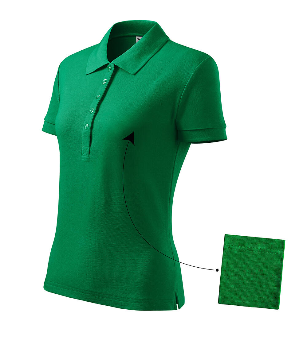 Cotton Polokošile dámská Barva: středně zelená, Velikost: S