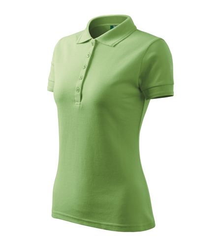 MALFINI® Pique Polo Polokošile dámská Velikost: XS, Barva: trávově zelená