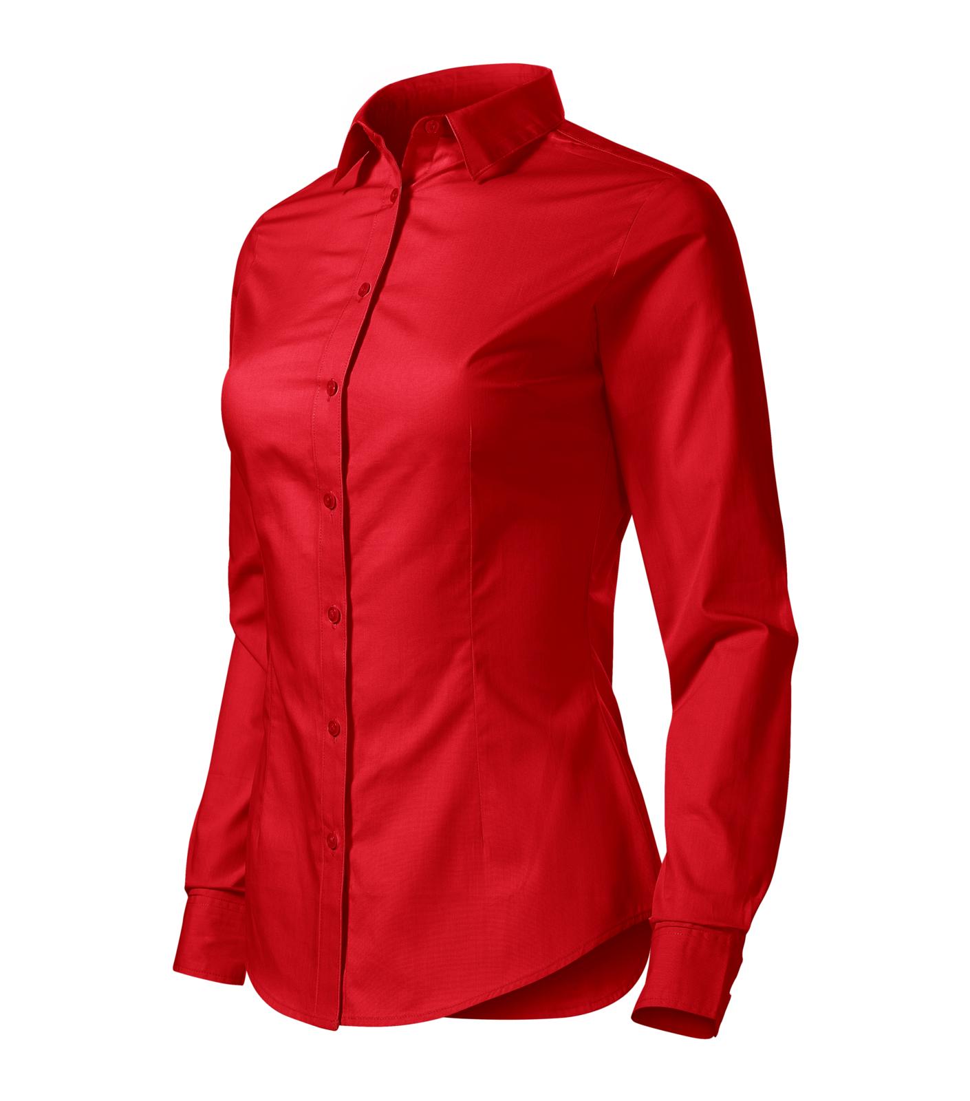 Style LS Košile dámská Barva: červená, Velikost: 2XL