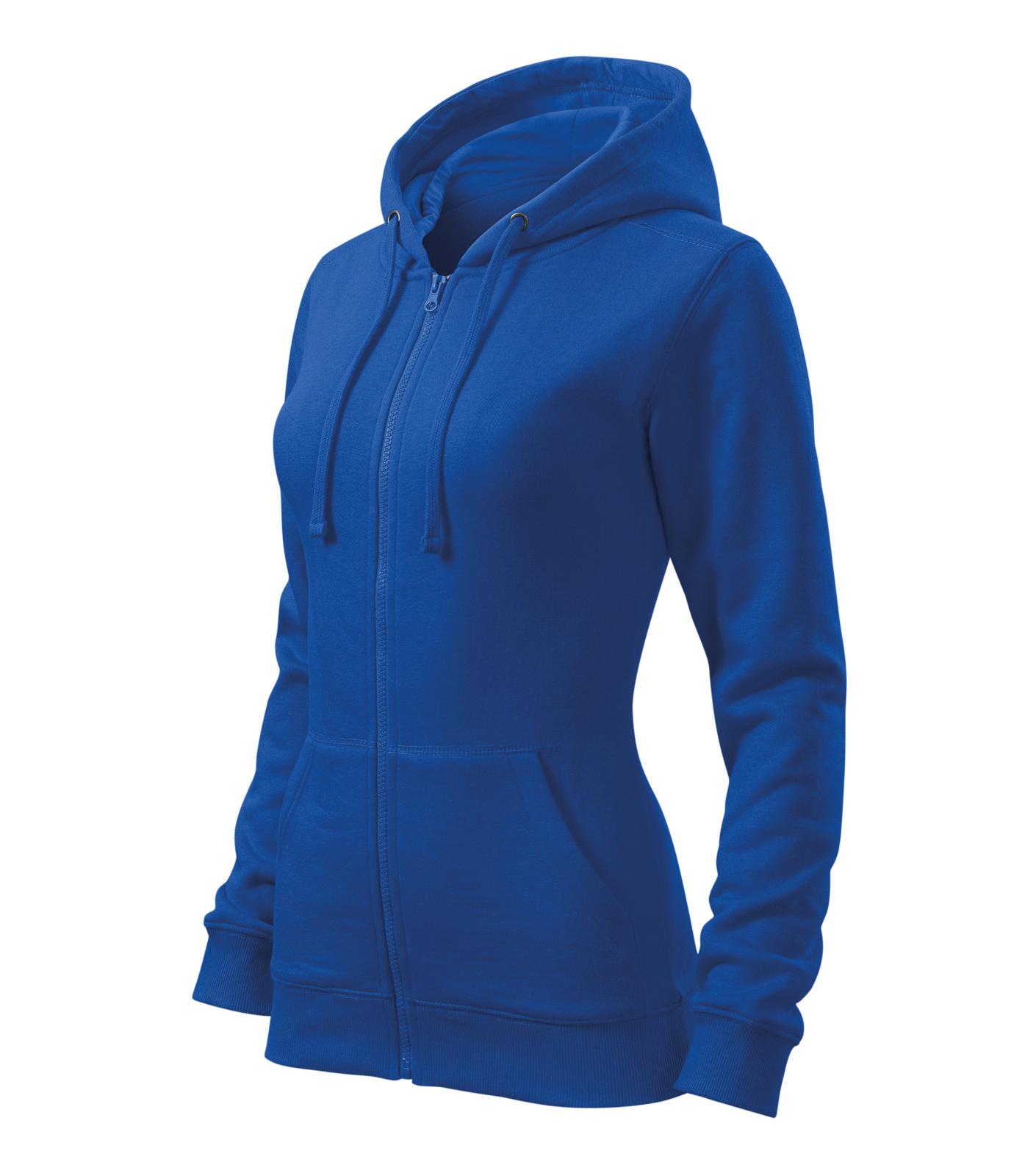 Trendy Zipper Mikina dámská Barva: královská modrá, Velikost: XL