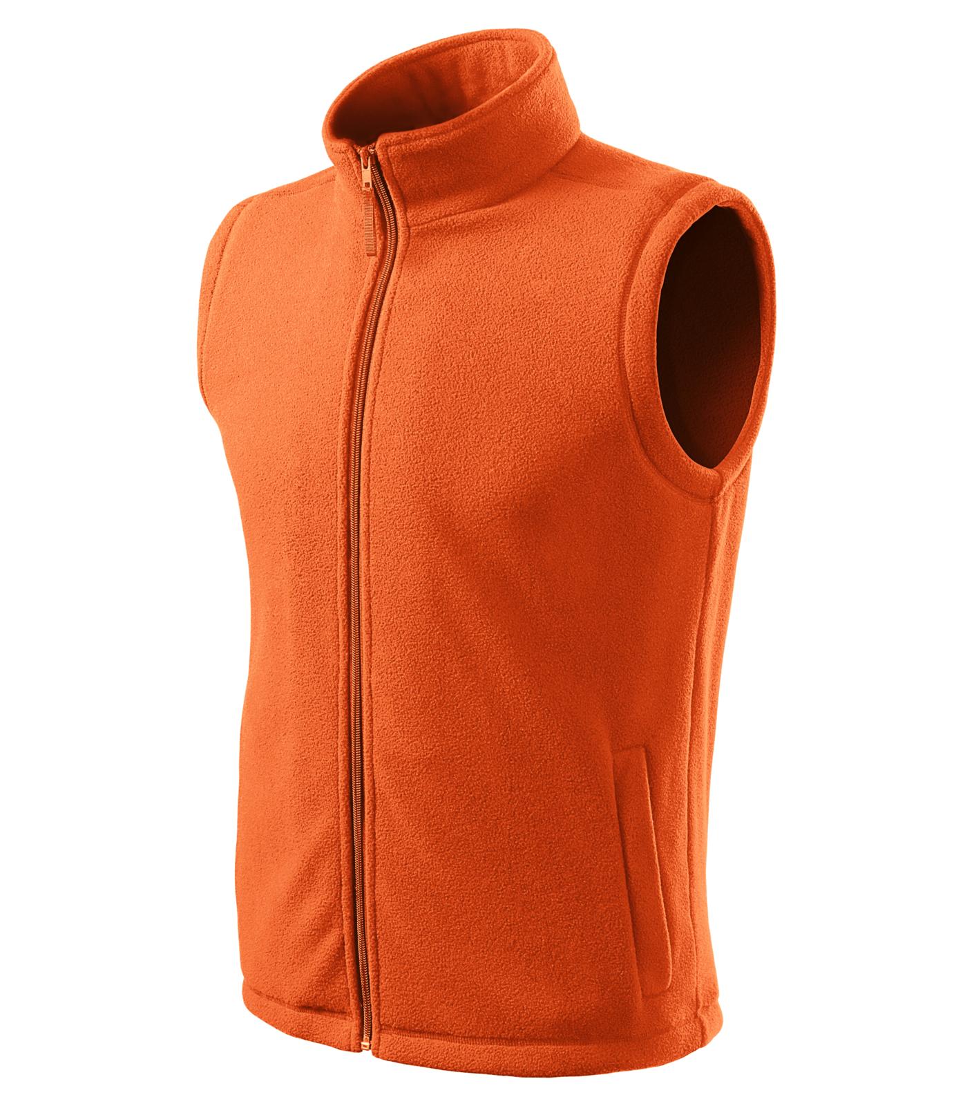 Next Fleece vesta unisex Barva: oranžová, Velikost: XL