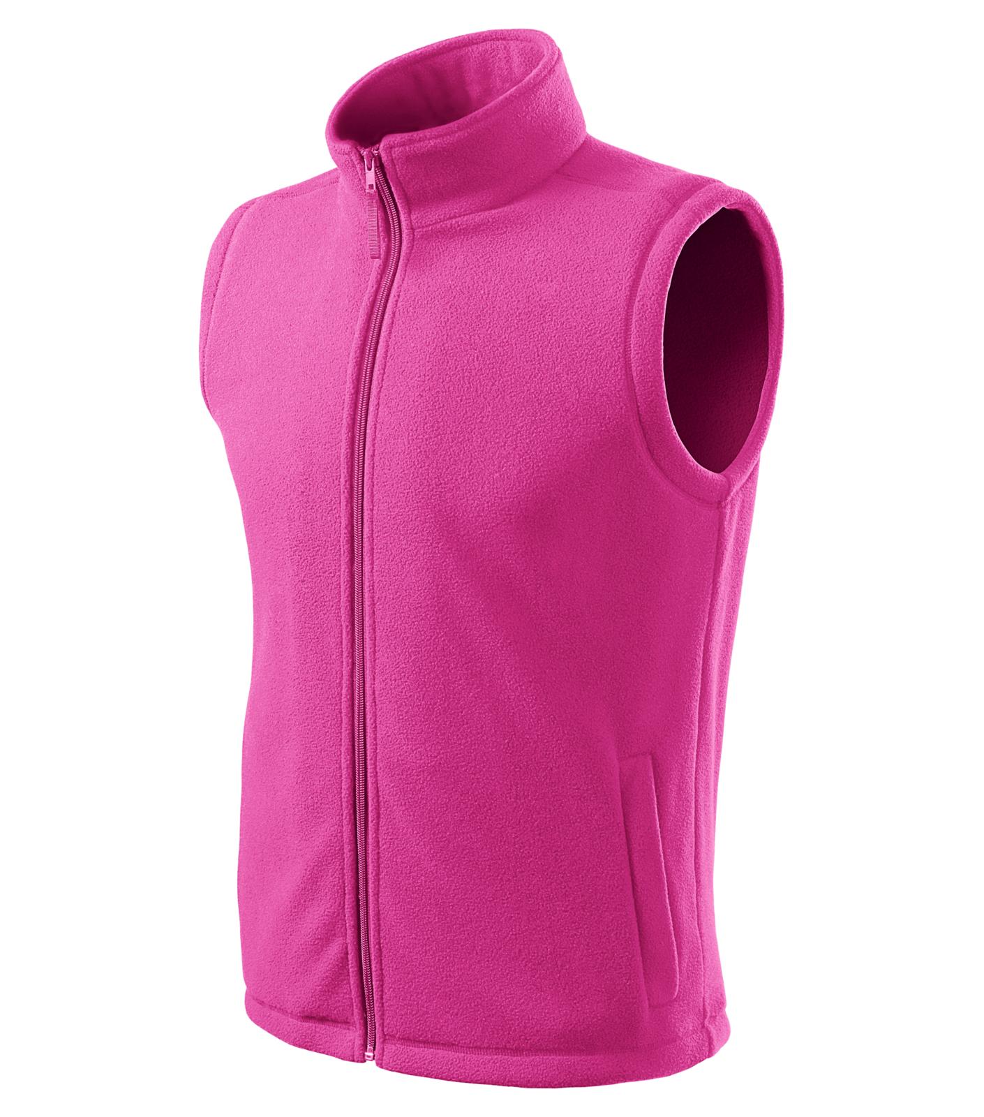 Next Fleece vesta unisex Barva: fuchsia red, Velikost: XS