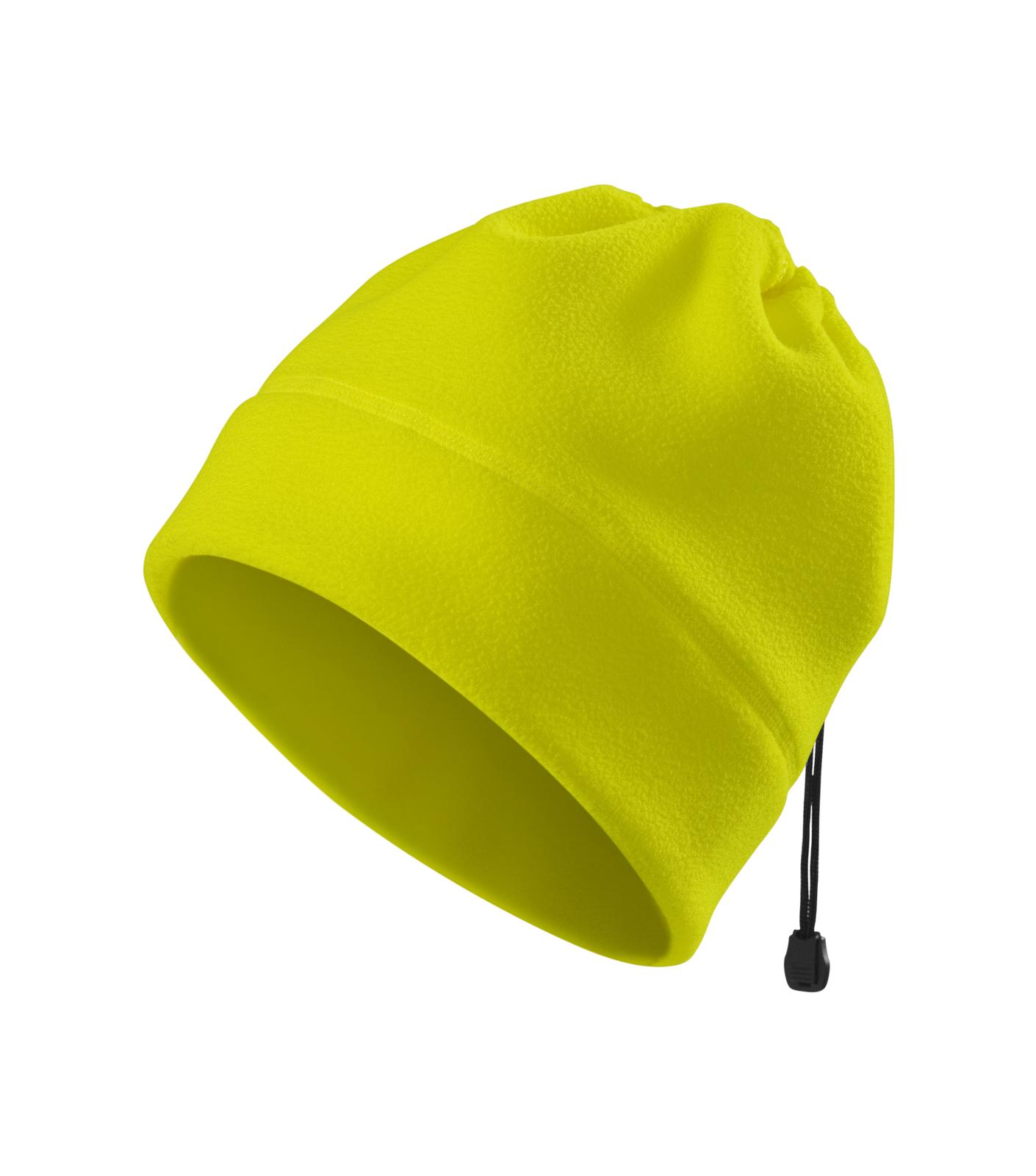 HV Practic Fleece čepice unisex Barva: fluorescenční žlutá, Velikost: uni