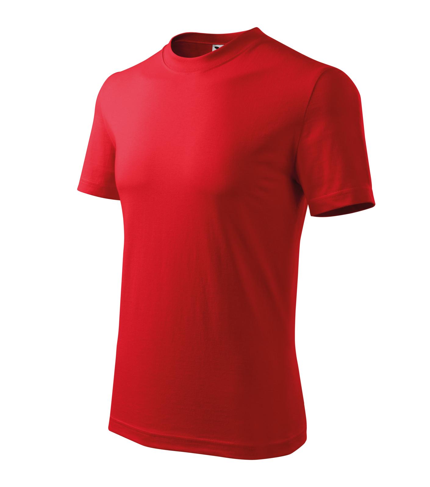 Classic Tričko unisex Barva: červená, Velikost: XL