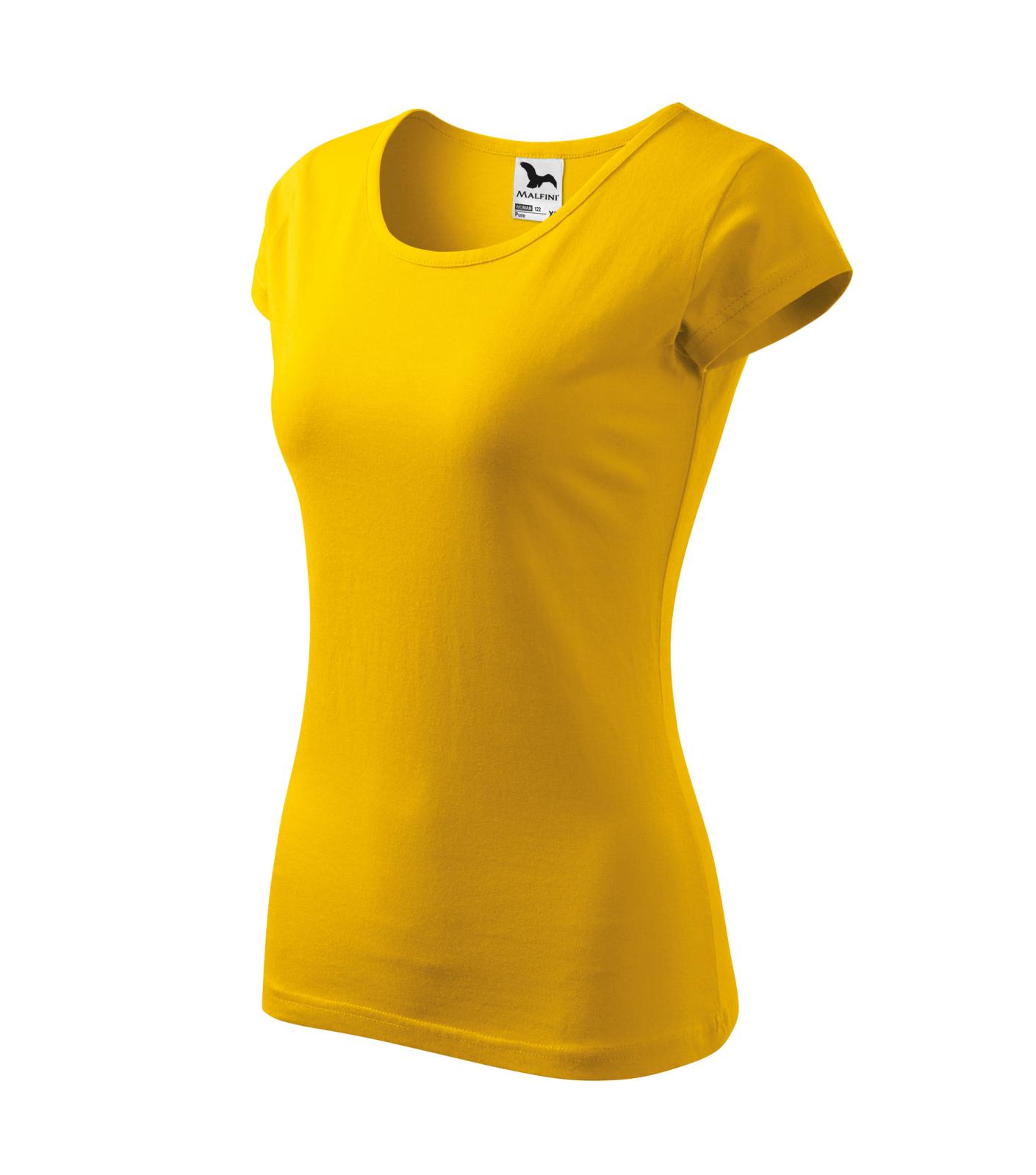 Pure Tričko dámské Barva: žlutá, Velikost: XS