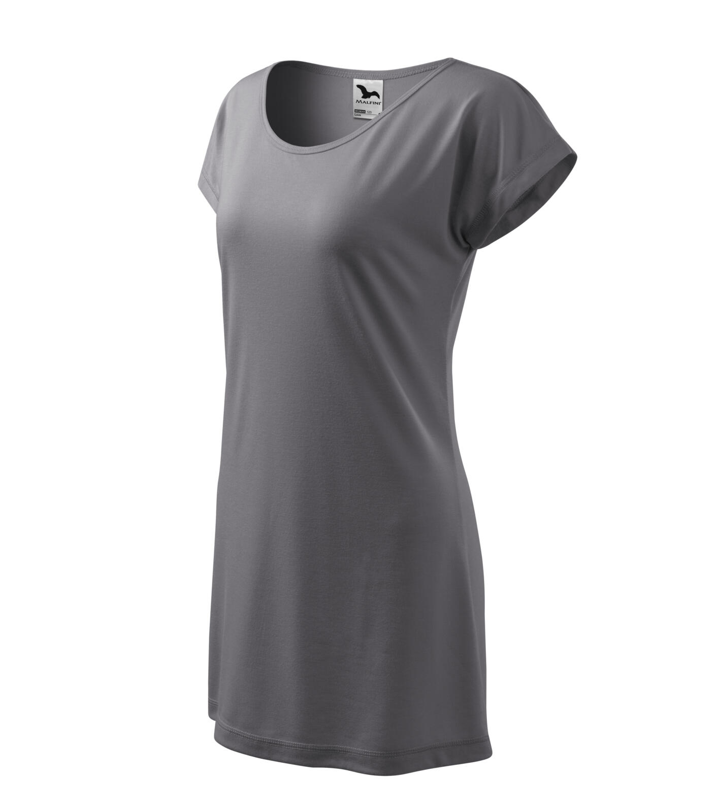 Love Tričko/šaty dámské Barva: ocelově šedá, Velikost: XL