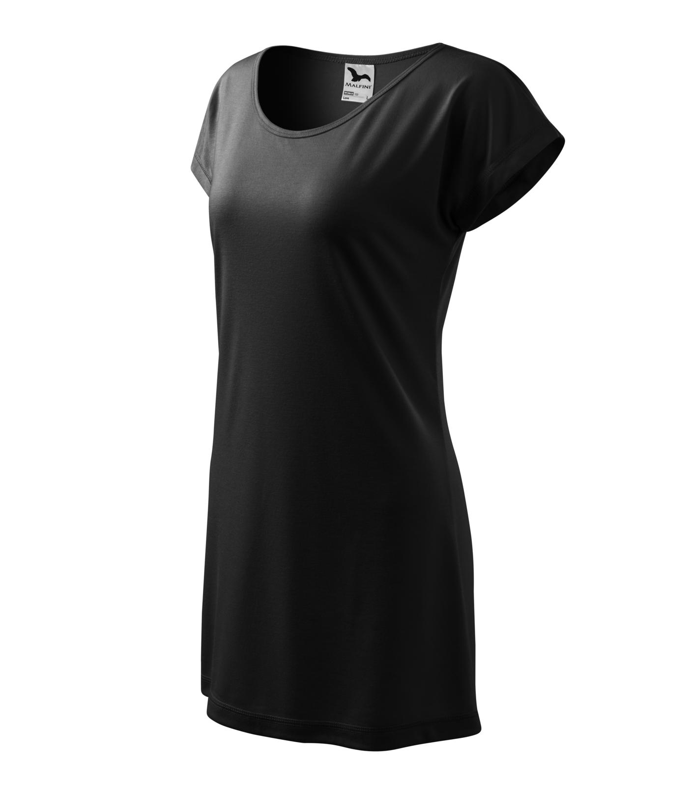 Love Tričko/šaty dámské Barva: černá, Velikost: XL