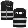 Reflexní vesta s vlastním potiskem černá