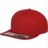 6 panelová kšiltovka Fitted Snapback červená