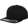 6 panelová kšiltovka Fitted Snapback černá