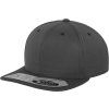 6 panelová kšiltovka Fitted Snapback tmavě šedá