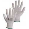 Bílé rukavice cxs brita povrstvení polyuretan