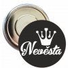 Placka s motivem Nevěsta 50 mm