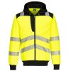 PW3 Hi-Vis mikina s kapucí na zip