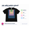 Velikost potisku tricko basic