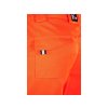 Pánské zkrácené výstražné kalhoty CXS NORWICH (Velikost 46, Barva oranžová-námořní modrá)