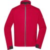 Pánská 3-vrstvá sportovní softshell bunda JN 1126 červena