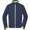 Pánská 3-vrstvá sportovní softshell bunda JN 1126 namorni modra